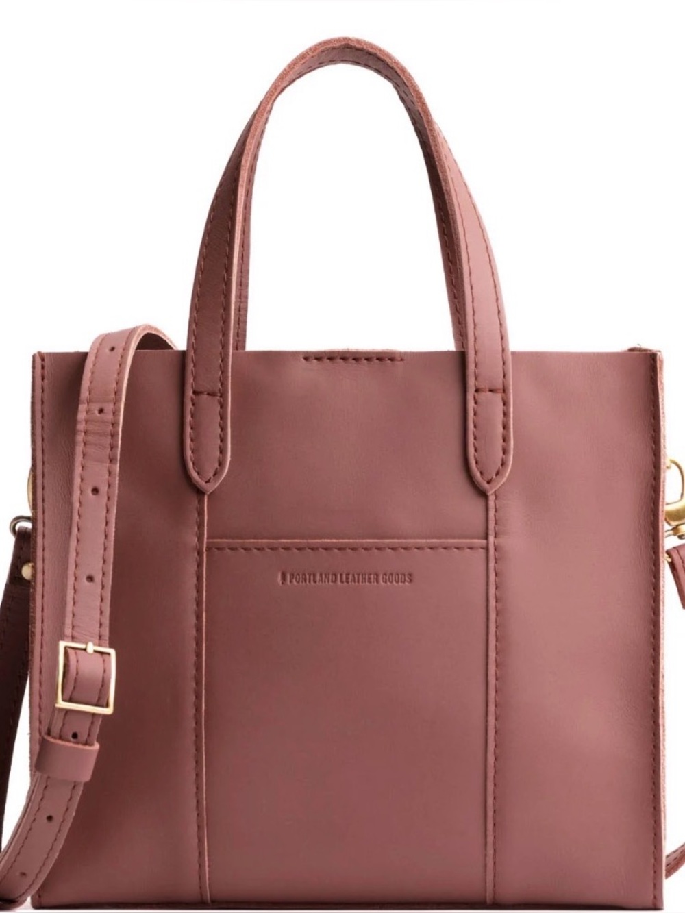 Portland Leather Lola Bag Zip Top Sunkissed